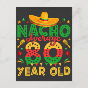Carte Postale Nacho Average 80 Year Old Cinco de Mayo traduit
