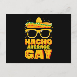 Carte Postale Nacho Moyenne gay Mexicaine LGBTQ Cinco de Mayo