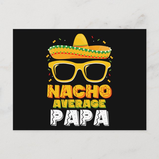 Carte Postale Nacho Moyenne Papa Famille Cinco De Mayo (Devant)