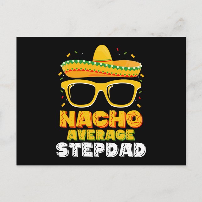 Carte Postale Nacho Moyenne Stepdad Papa Cinco De Mayo (Devant)