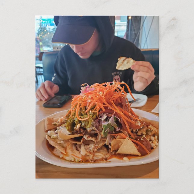 Carte Postale Nachos chargés (Devant)