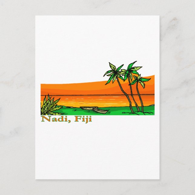 Carte Postale Nadi, Fidji (Devant)