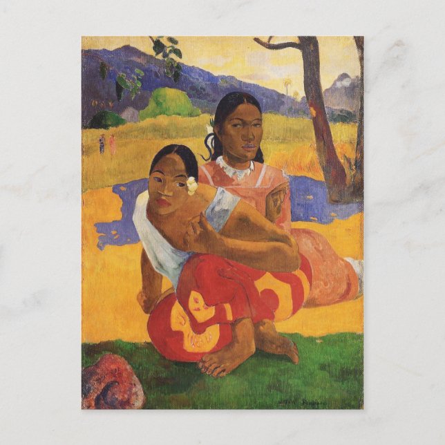 Carte Postale 'Nafea Faa Ipoipo' - Paul Gauguin (Devant)