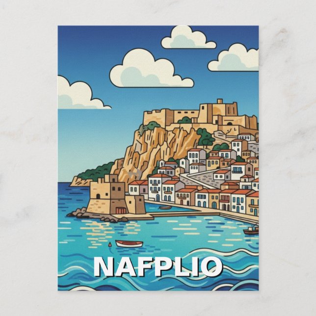 Carte Postale Nafplio Greece Travel (Devant)