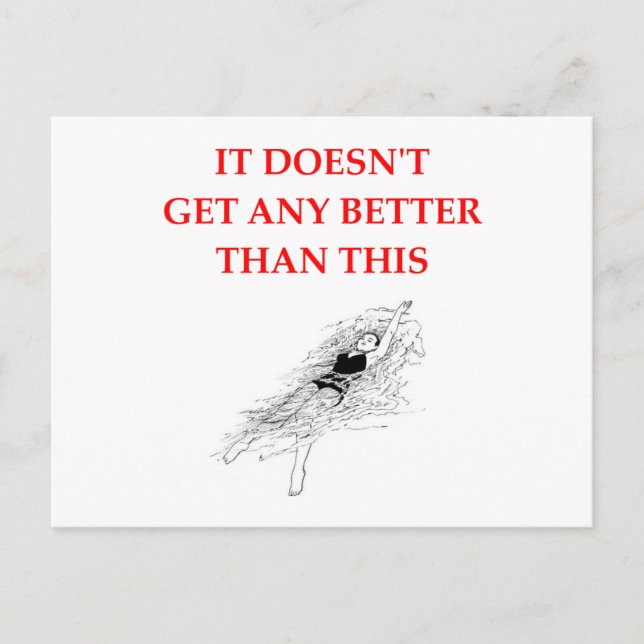 CARTE POSTALE NAGE (Devant)