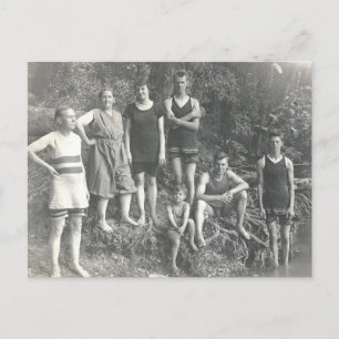 Carte Postale Nage vintage