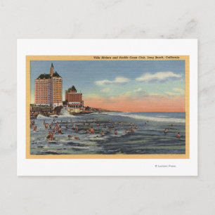 Carte Postale Nageurs par Villa Riviera & Pacific Coast Club