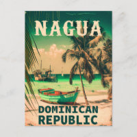 Nagua République Dominicaine - Retro Vintage 80s