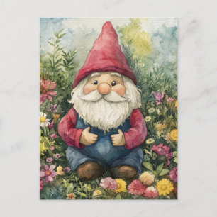 Carte Postale Nain de jardin