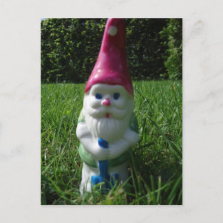 Carte postale "Nain de jardin"