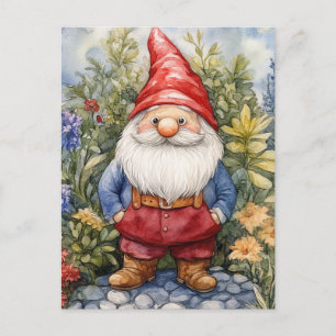 Carte Postale Nain de jardin