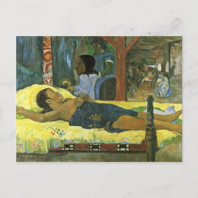 Carte Postale Naissance Du Christ Fils De Dieu (Te Tamari No Atu (Devant)