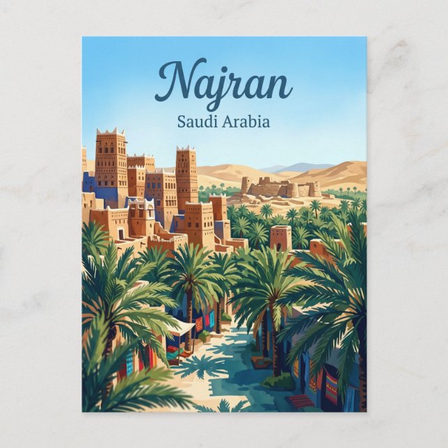 Carte Postale Najran Arabie Saoudite (Devant)