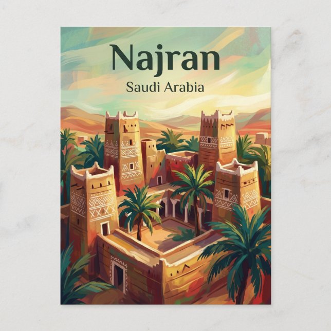 Carte Postale Najran Arabie saoudite (Devant)