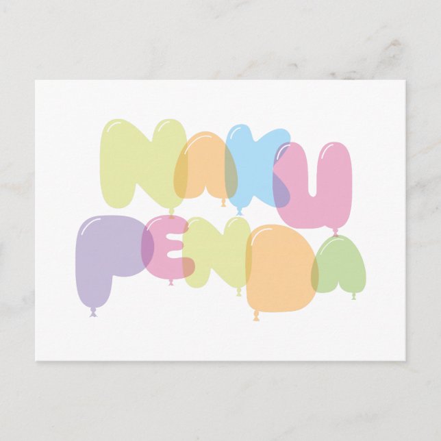 Carte Postale Naku penda - Je vous aime en swahili (Devant)