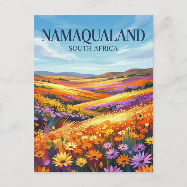 Carte Postale Namaqualand Afrique du Sud (Devant)