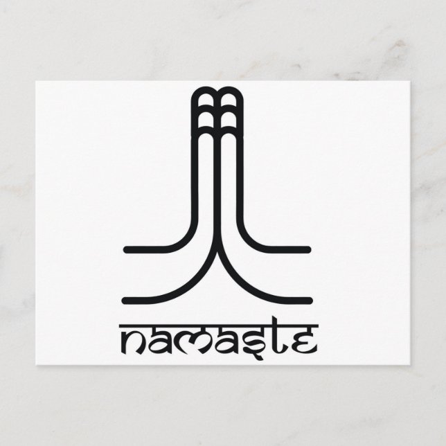 Carte Postale Namaste (Devant)