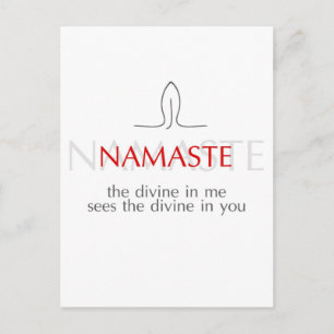 Carte Postale Namaste