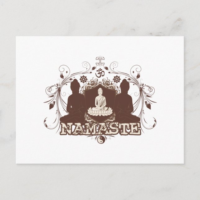 Carte Postale Namaste Bouddha (Devant)