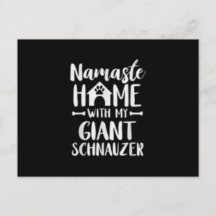 Carte Postale Namaste Home Giant Schnauzer - Schnauzer Lover