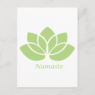 Carte Postale Namaste Lotus