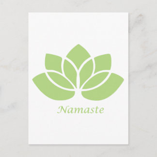 Carte Postale Namaste Lotus