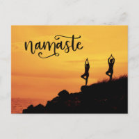 Namaste Woman Méditation Spirituelle Moderne Yoga