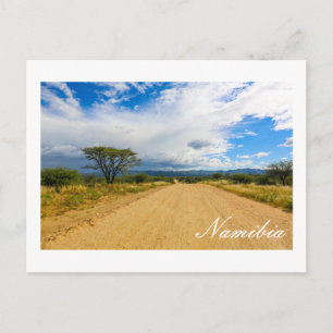 Carte Postale Namibie Afrique Paysage Route de la nature namibie