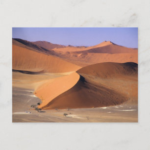Carte Postale Namibie : Dunes de Sossuvlei, pittoresque aérien.