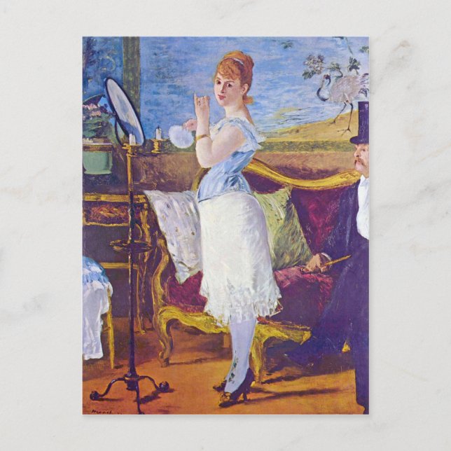 Carte Postale Nana par Edouard Manet (Devant)