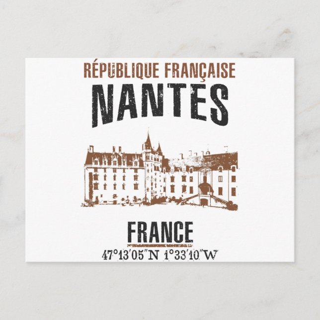 Carte Postale Nantes (Devant)