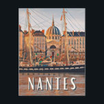 Carte Postale Nantes Photo Vintage<br><div class="desc">Nantes est une commune de l'ouest de la France, située au sud du Massif armoricain, qui s'étend sur les rives de la Loire, à 50 km de l'océan Atlantique. Chef-lieu du département de la Loire-Atlantique, et préfecture de la région Pays de la Loire, elle est, en 2019, la sixième commune...</div>