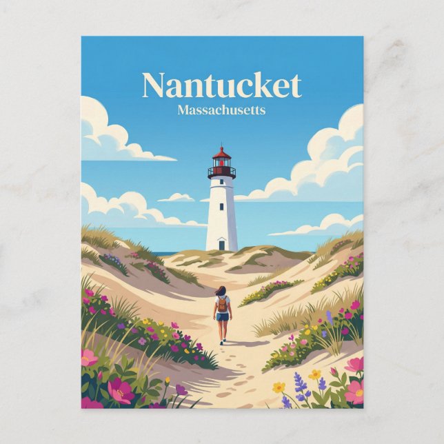 Carte Postale Nantucket États-Unis (Devant)