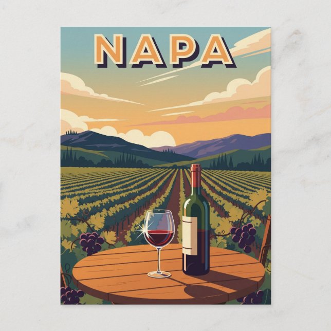 Carte Postale Napa Valley California (Devant)