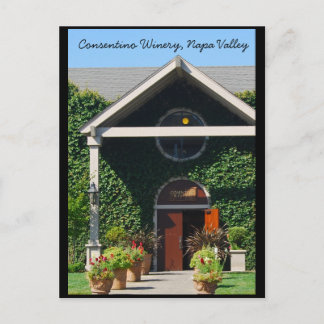 Carte Postale Napa Valley California Winery