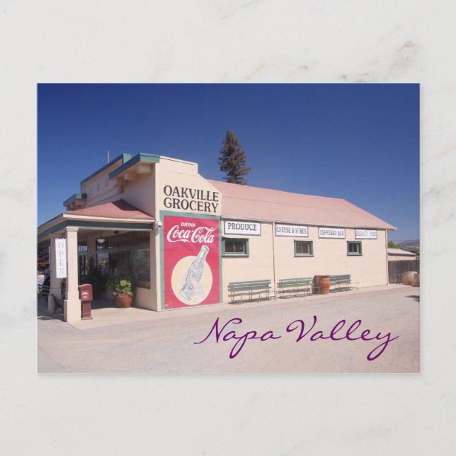 Carte Postale Napa Valley grocery (Devant)