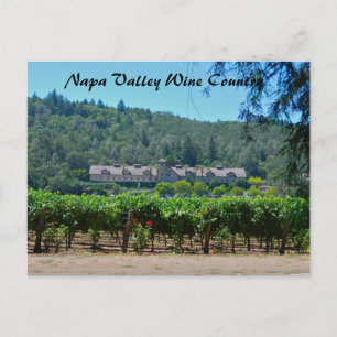 Carte Postale Napa Valley Wine Country Vineyard