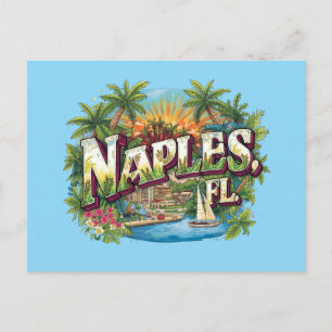 Carte Postale Naples floride rêvant