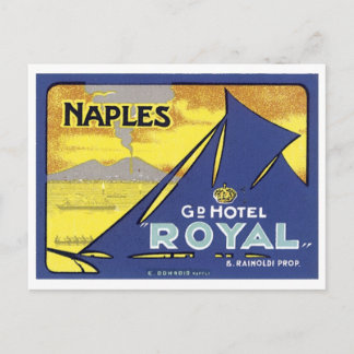 Carte Postale Naples Hotel Royal