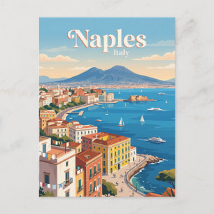 Carte Postale Naples, Italie