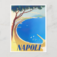 Naples Italie voyage vintage
