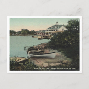 Carte Postale Naples Maine, Casino Bay Inn, 1909