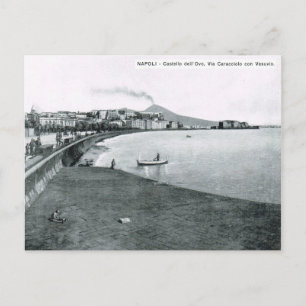 Carte Postale Naples, port et front de mer 1908