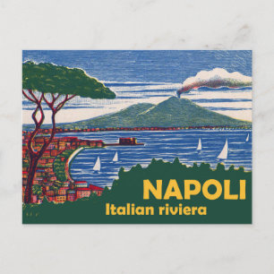 Carte Postale Naples, Riviera italienne