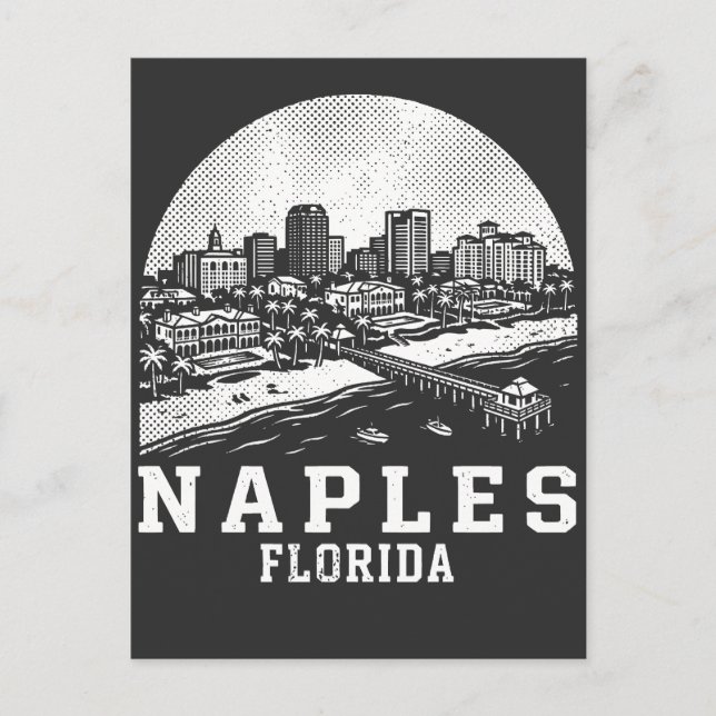 Carte Postale Naples Ville Floride (Devant)