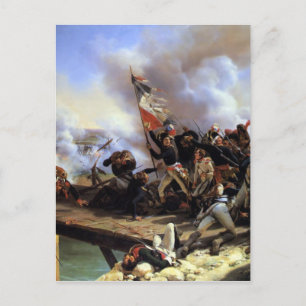 Carte Postale Napoleon Bonaparte leading his troops