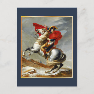 Carte Postale Napoléon Bonaparte par Jacques Louis David