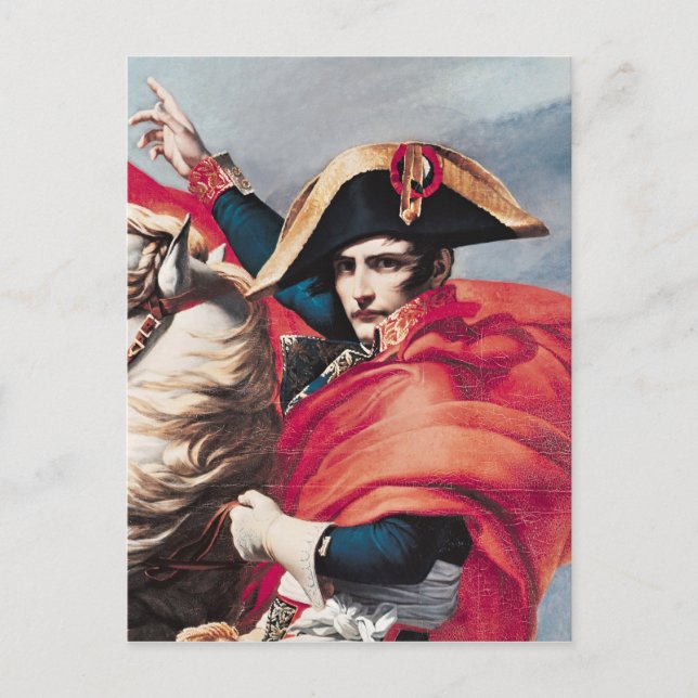 Carte Postale Napoleon  Crossing the Alps (Devant)