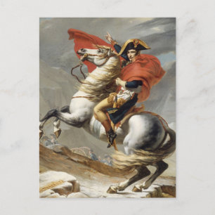 Carte Postale Napoléon franchissant les Alpes - Jacques-Louis Da