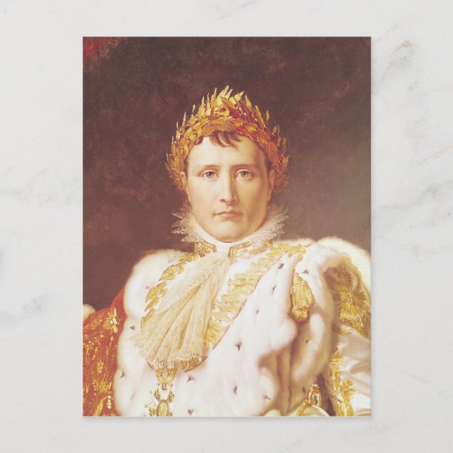 Carte Postale Napoléon I dans Coronation Robes, vers 1804 (Devant)